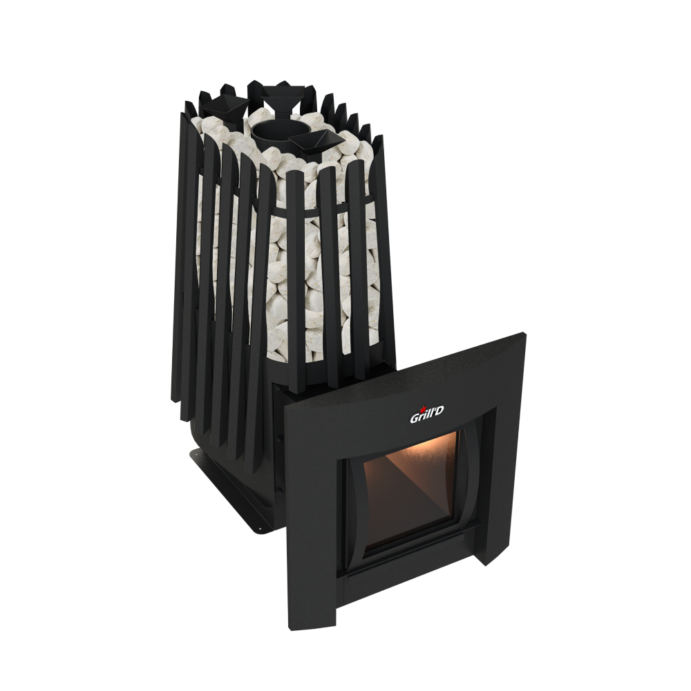Дровяная банная печь Grill'D Cometa Vega 350 Window Max Pro
